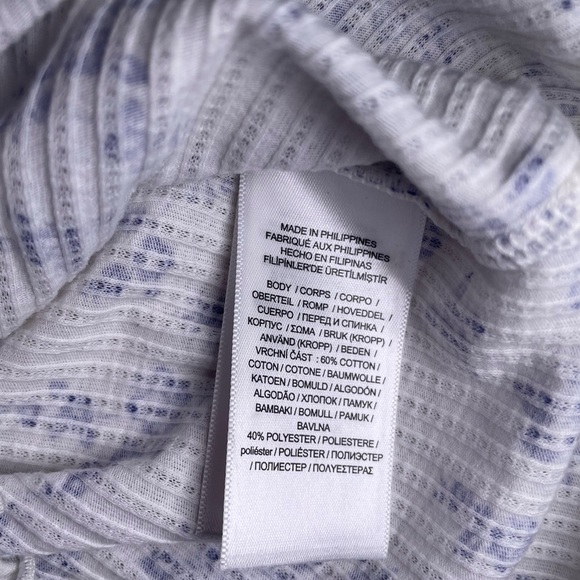 Polo by Ralph Lauren White and Blue Floral Kids Tee sz XL - Picture 3 of 4